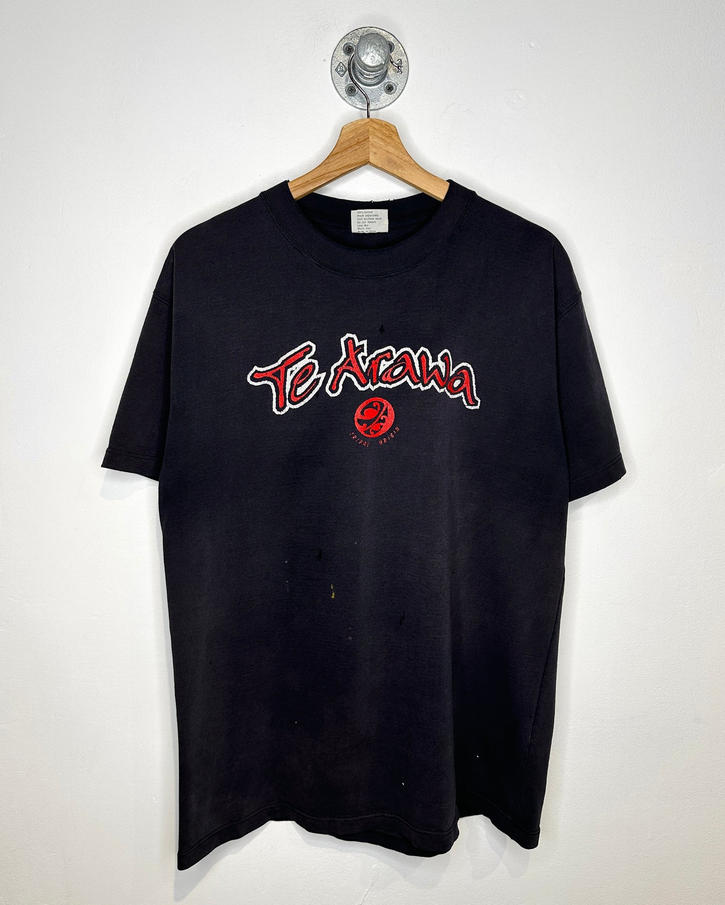 Vintage 90s Te Arawa Black Tee Shirt