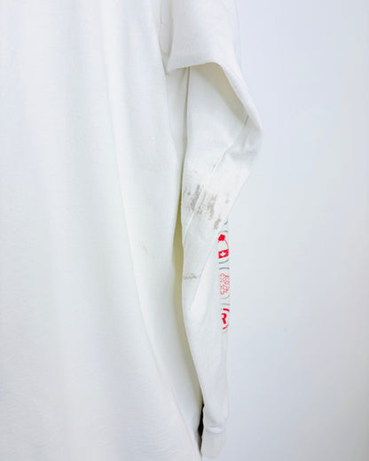 Vintage 90s Roots Molson Canadian White Longsleeve Shirt