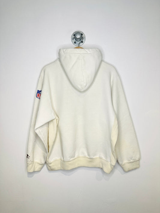 Vintage 2000s Starter Cleveland Browns White Hoodie