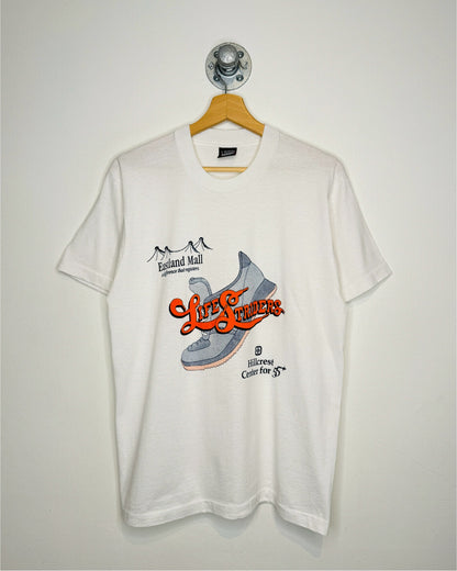 Vintage 90s Life Striders White Tee Shirt