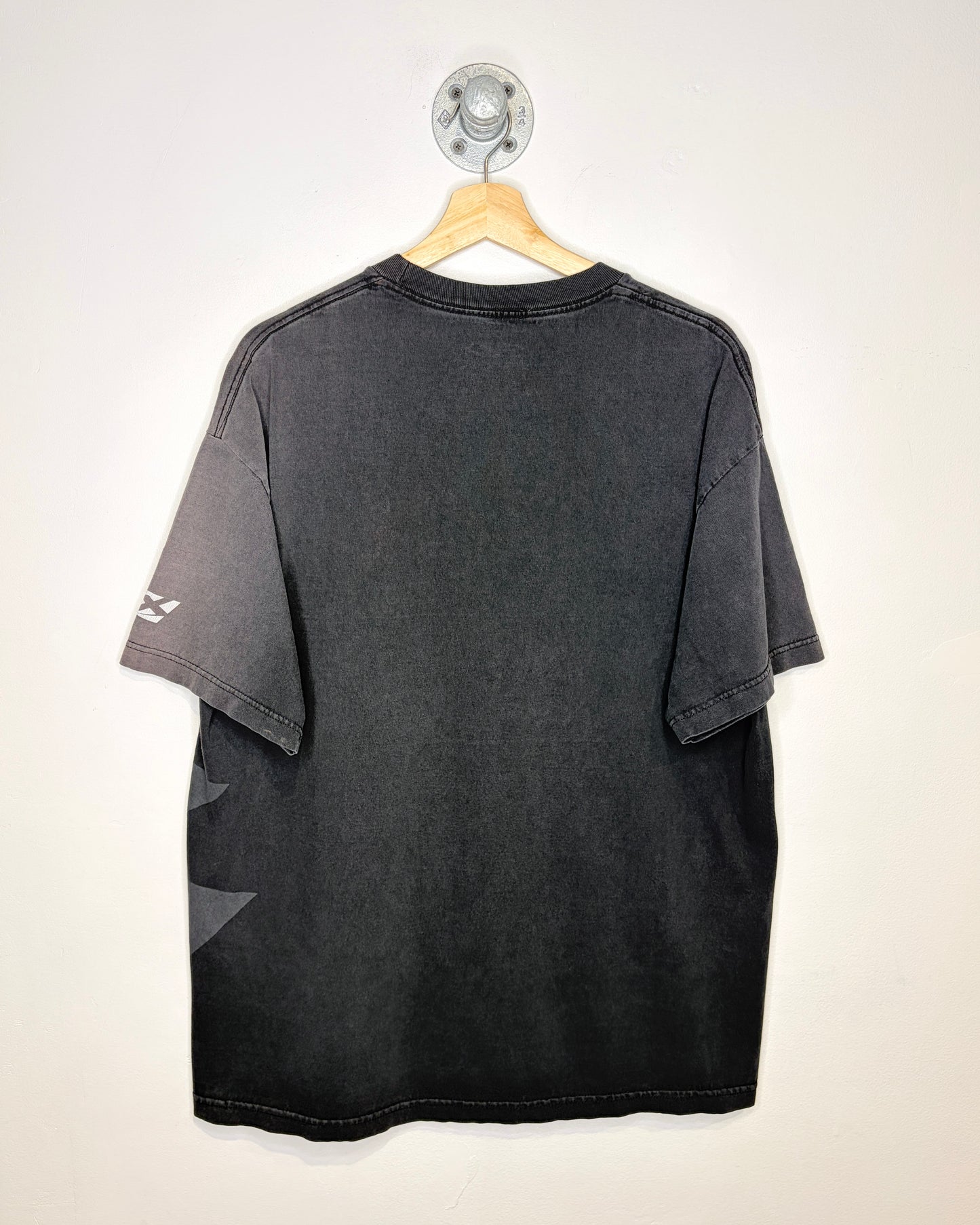 2000s Suzuki Heavily Faded Black Tee Shirt