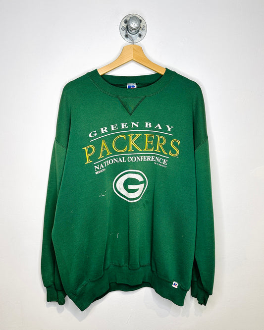 Vintage 1996 Russell Green Bay Packers Crewneck Sweatshirt