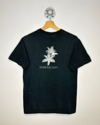 2000s “Nice Bulbs” Botanus.com Faded Black Tee Shirt