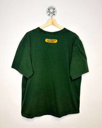 2000s Levi Strauss Signature Green Tee Shirt