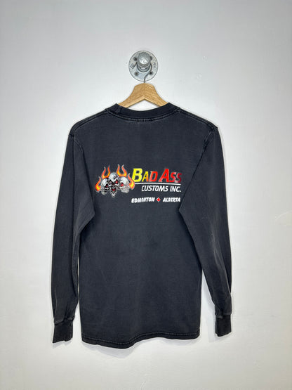 Vintage Badass Customs Inc Black Longsleeve Shirt