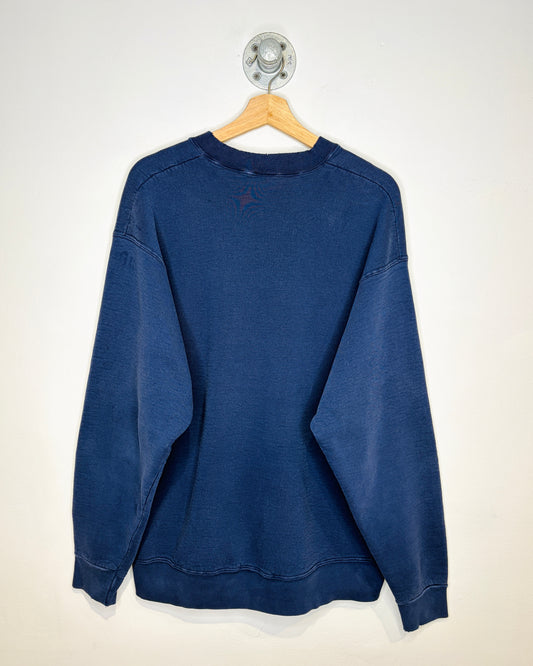 Vintage 90s The Glencoe Club Navy Golf Crewneck Sweatshirt