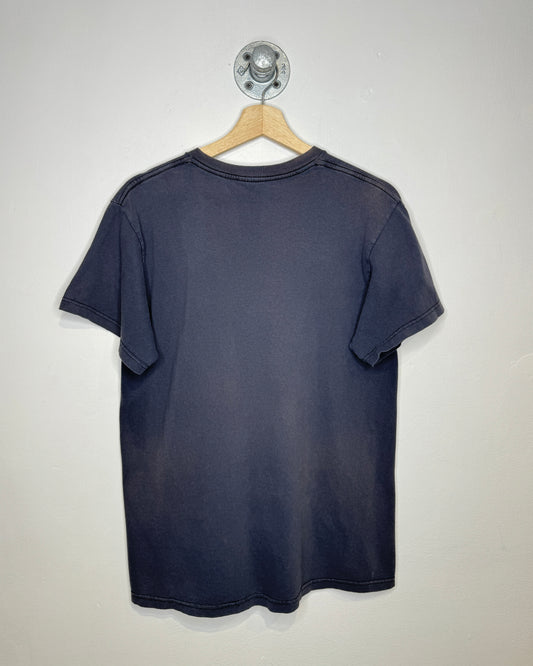 2000s May The Forest Be With You Faded Black Tee Shirt