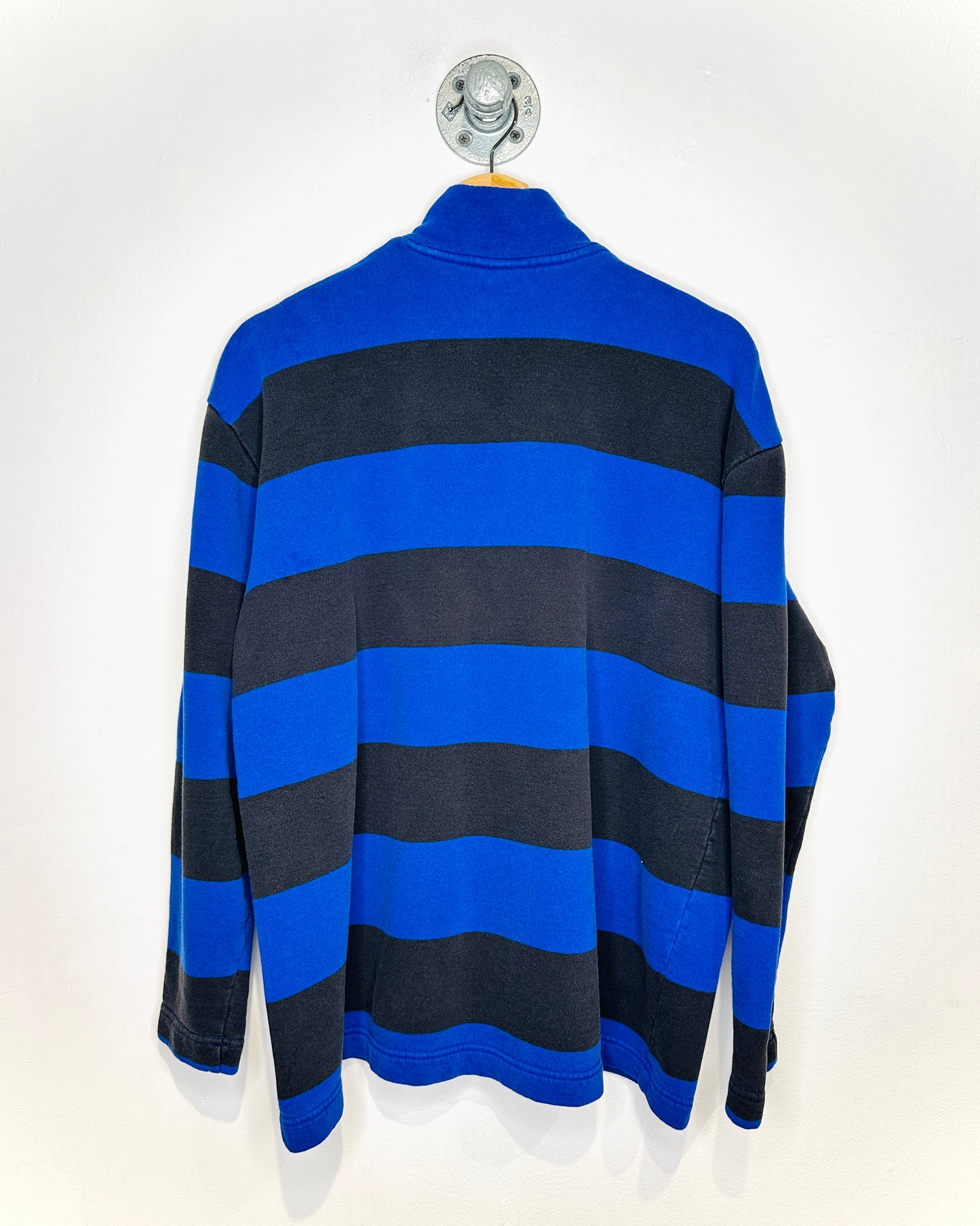 2000s Disney Pooh Black And Blue 1/4 Zip Sweatshirt
