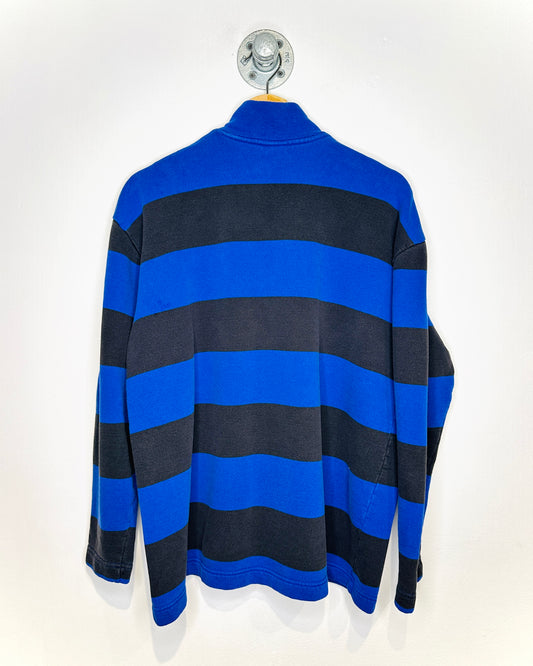 2000s Disney Pooh Black And Blue 1/4 Zip Sweatshirt
