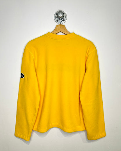 2000s Aeropostale Yellow Fleece Crewneck Sweatshirt