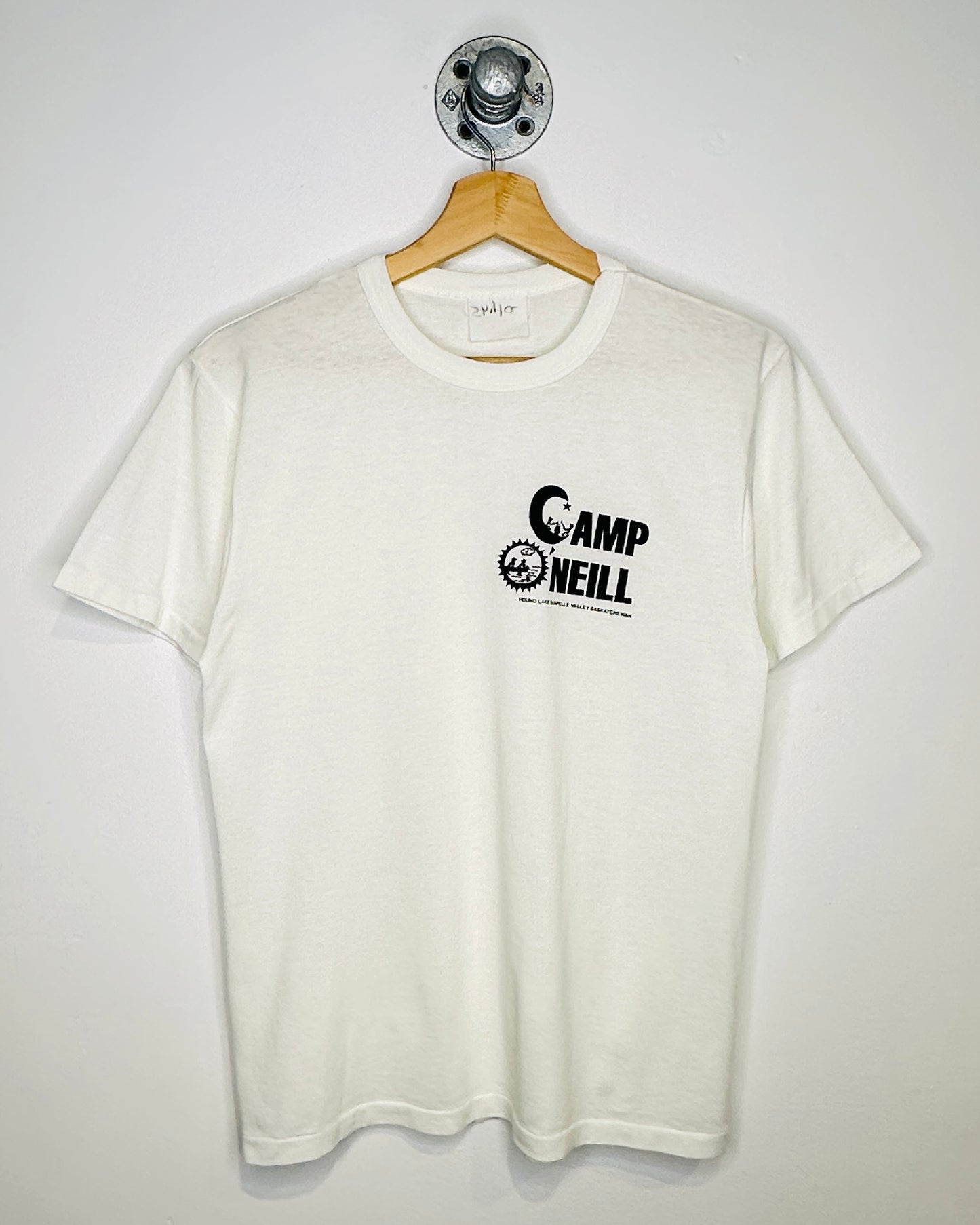 Vintage 90s Camp Neill Saskatchewan White Tee Shirt