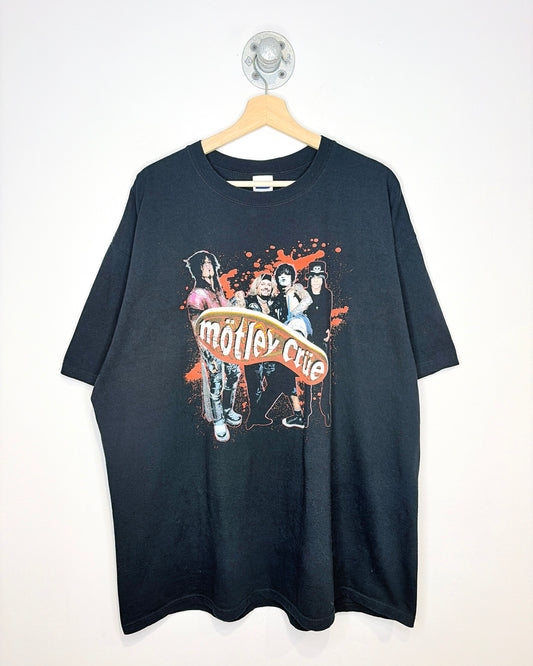 Vintage 2006 Motley Crue Carnival Of Sins Tour Black Tee Shirt