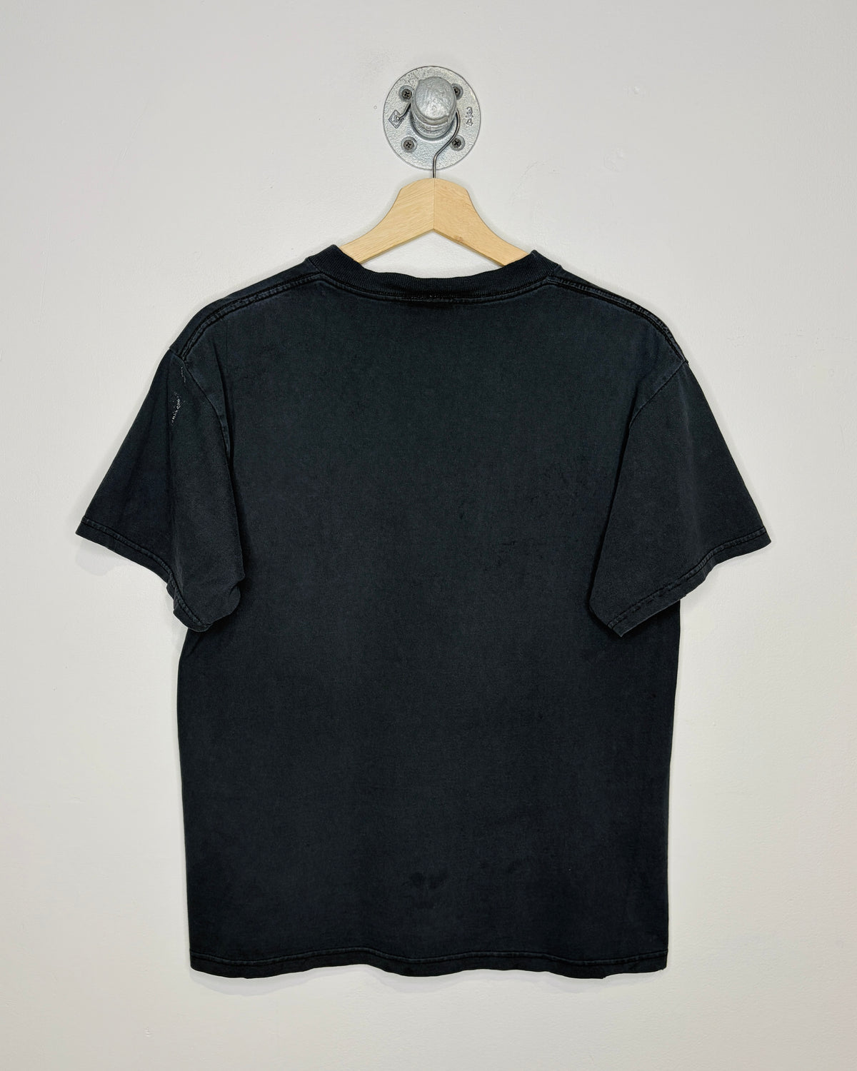 Vintage 2000s Bob Marley Zion Rootswear Faded Black Tee Shirt