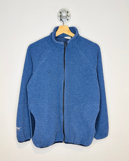 Vintage 90s Helly Hansen Slate Blue Zip Up Fleece