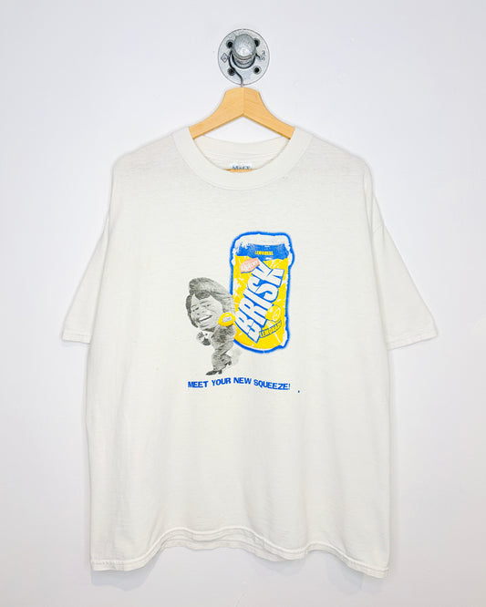 Vintage Brisk Lemonade “Meet Your New Squeeze!” White Tee Shirt