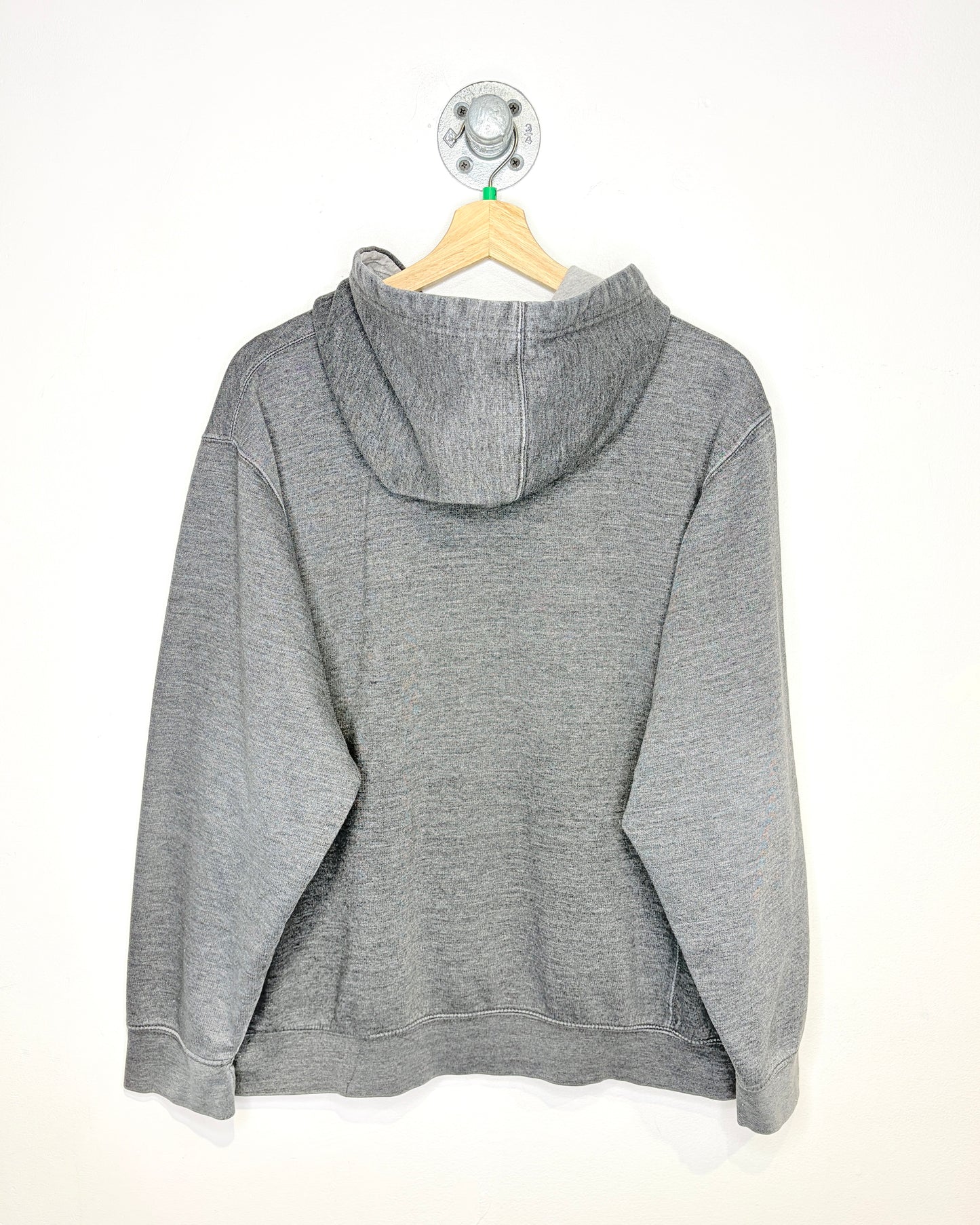 2000’s Russell Athletic Charcoal Grey Blank Hoodie