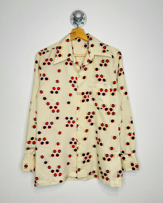 Vintage 70s/80s Chunky Collar Disco Button Up Shirt
