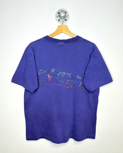 Vintage 90s Northern Reflections Vegetables Faded Purple Tee Shirt