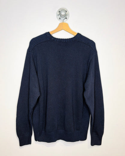 2000s Timberland Navy Knit Sweater