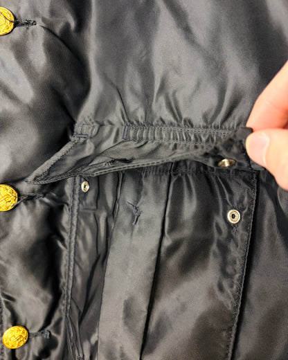 Vintage 70s Skinner Ironclad Black Nylon Jacket