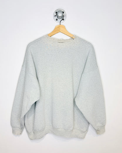Vintage 90s Disney Mickey Mouse Distressed Grey Crewneck Sweatshirt