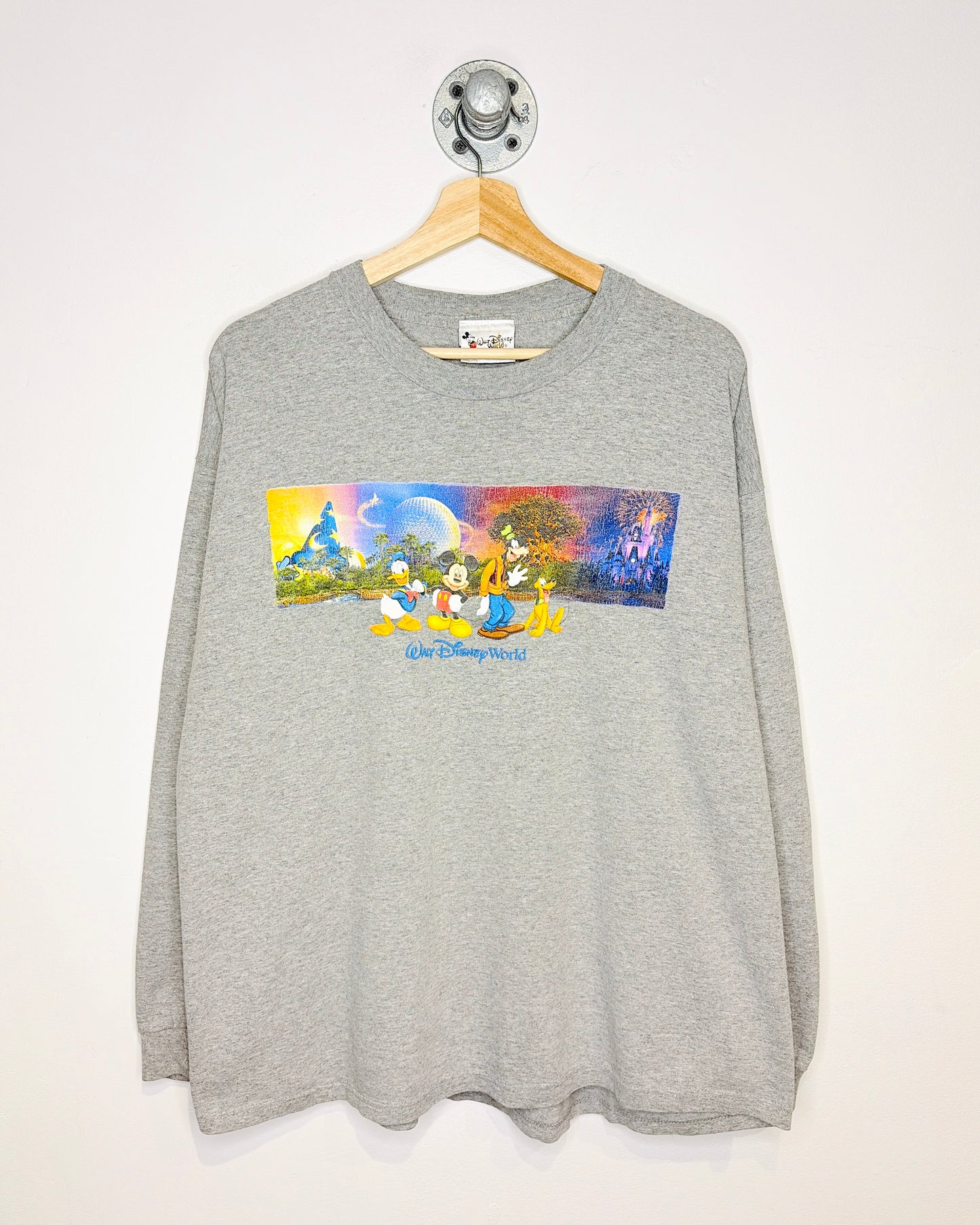Vintage Walt Disney World Grey Longsleeve Shirt