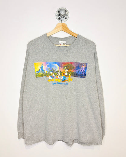 Vintage Walt Disney World Grey Longsleeve Shirt