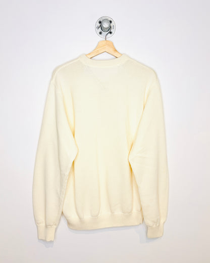 2000s Tommy Hilfiger Heavyweight Cream Sweater
