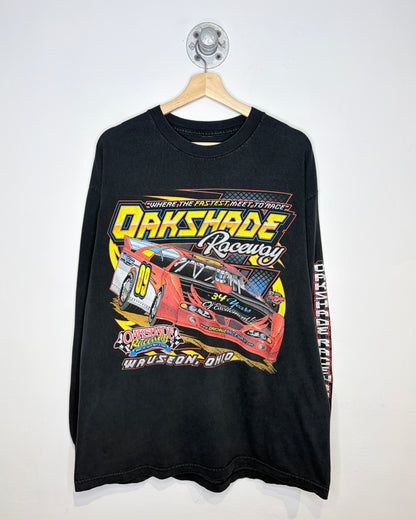 2009 Oakshade Raceway Faded Black Longsleeve Shirt