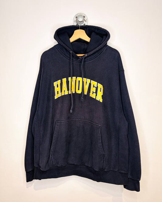 2000s Hanover Heavyweight Navy Hoodie