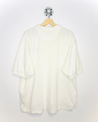 Vintage Nike Golf Advil Western Open White Polo Shirt