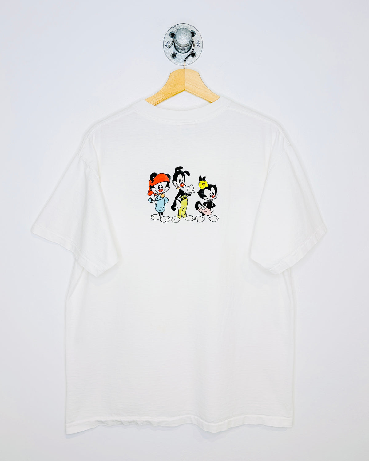 Vintage 1994 Animaniacs Zaniest Place White Tee Shirt