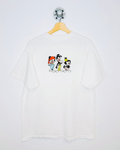 Vintage 1994 Animaniacs Zaniest Place White Tee Shirt