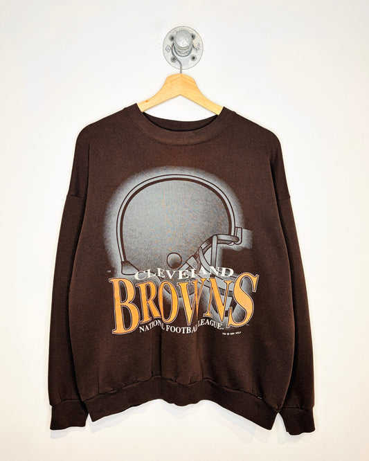 Vintage 1994 Cleveland Browns Brown Crewneck Sweatshirt