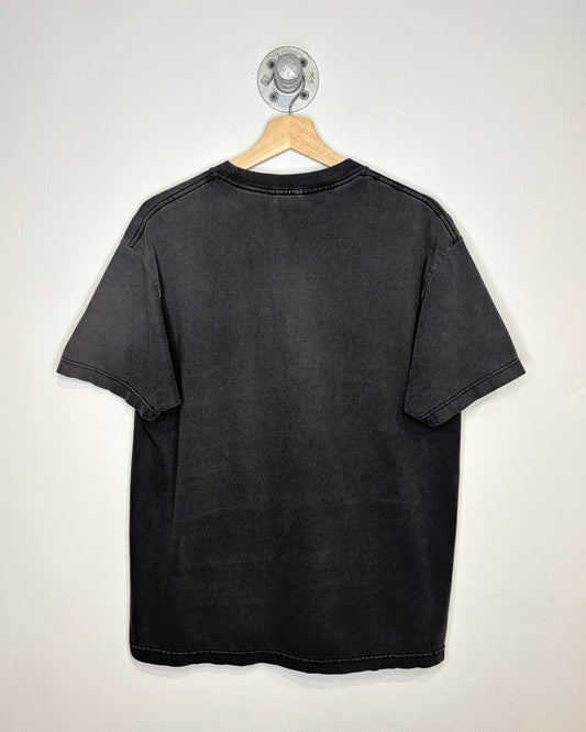 Vintage Y2K Vince Neil Ink Faded Black Tee Shirt