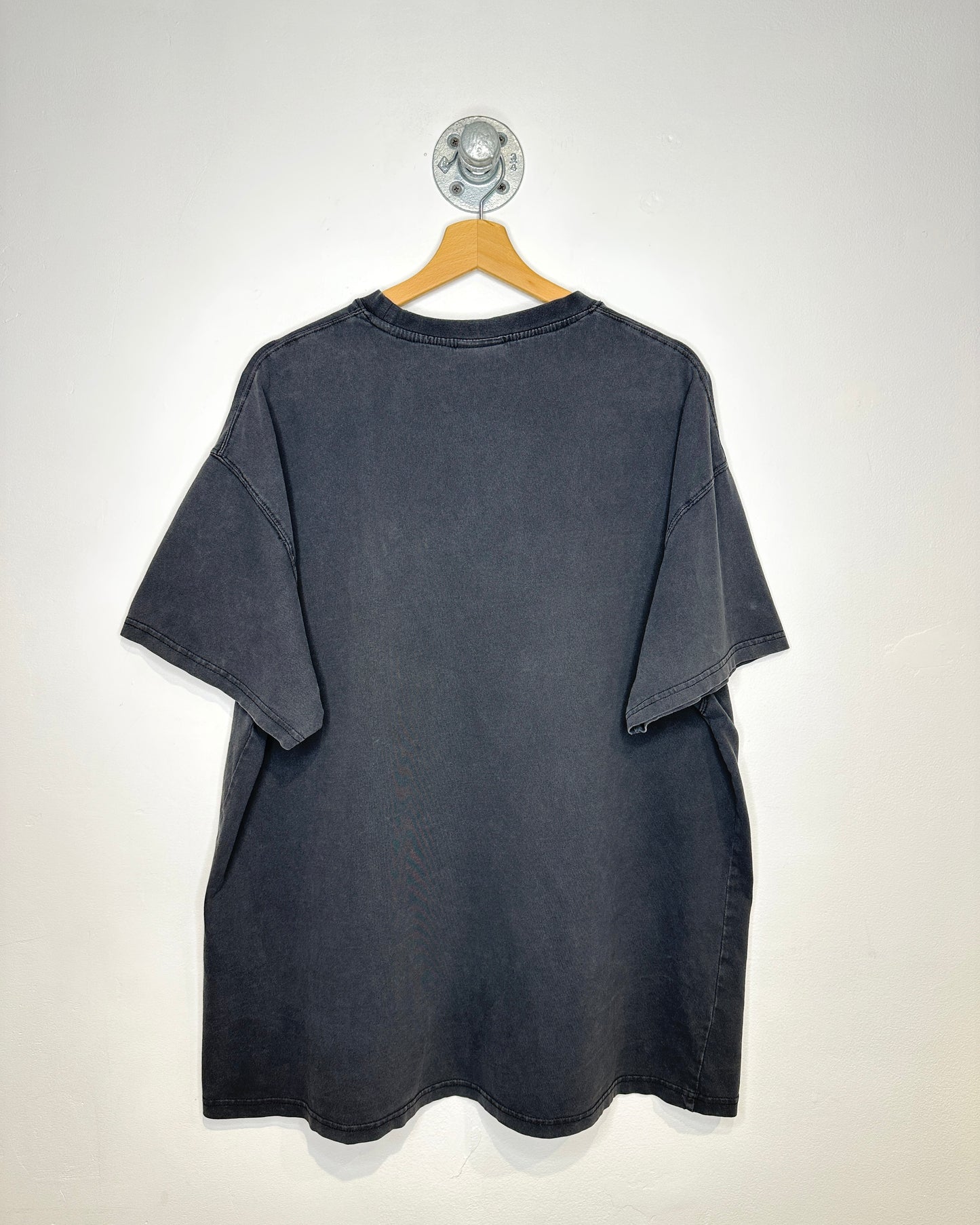 2000s Matrix Neo Faded Black Tee Shirt