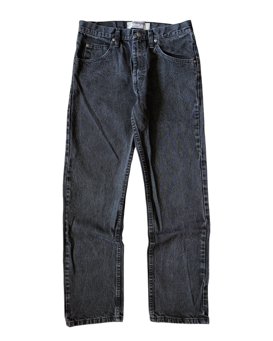 Vintage Wrangler Faded Black Straight Fit Jeans