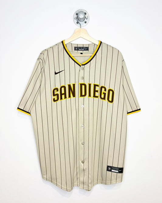 Nike San Diego Padres Alternate Tan Baseball Jersey