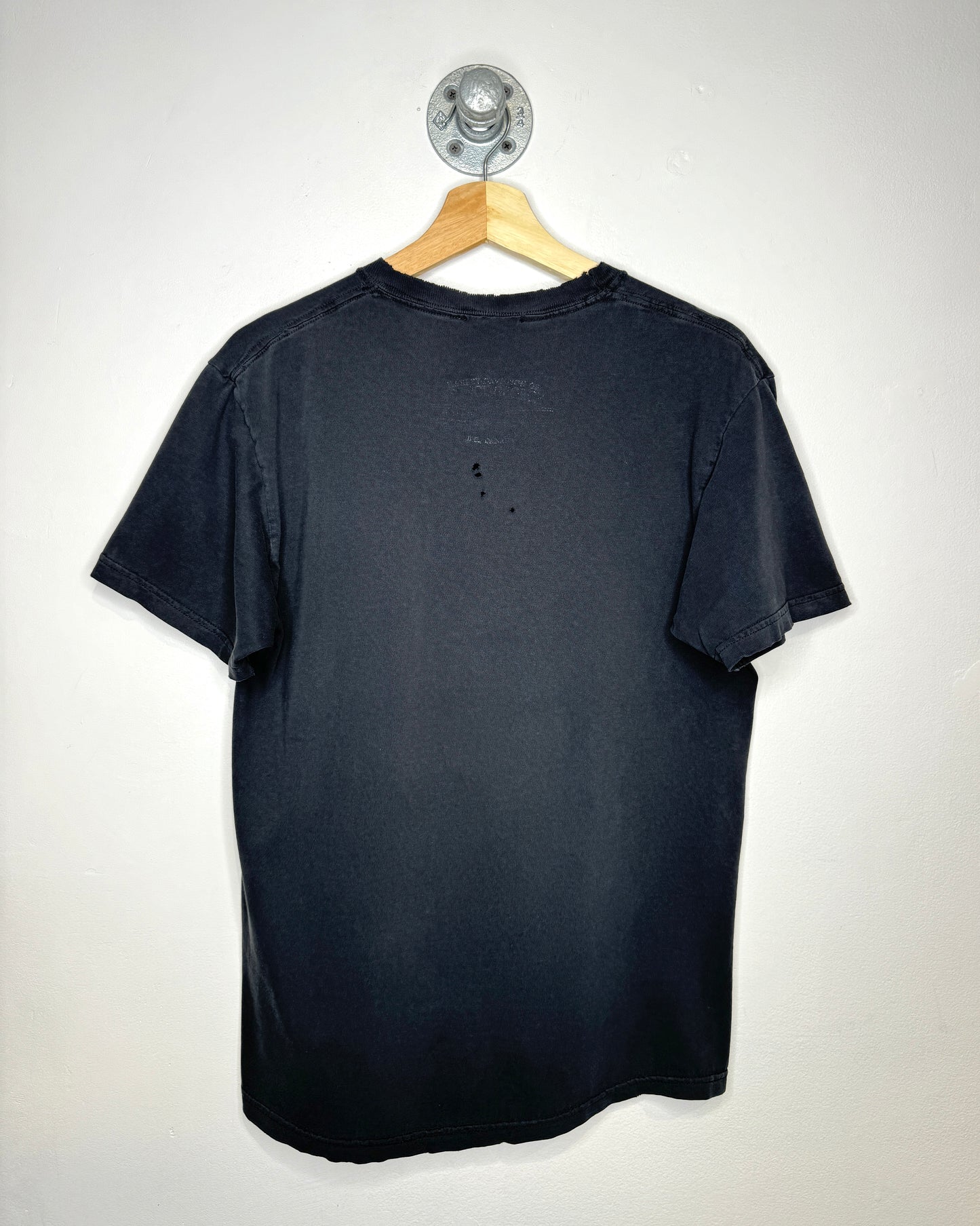 2000s Harley Davidson Faded & Distressed Black Tee Shirt