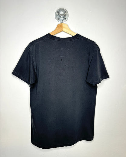 2000s Harley Davidson Faded & Distressed Black Tee Shirt