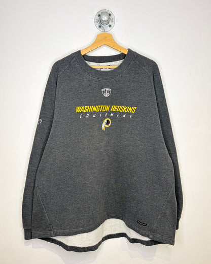 2000s Reebok Washington Football Charcoal Grey Crewneck Sweatshirt
