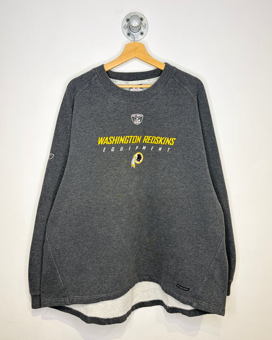 2000s Reebok Washington Football Charcoal Grey Crewneck Sweatshirt