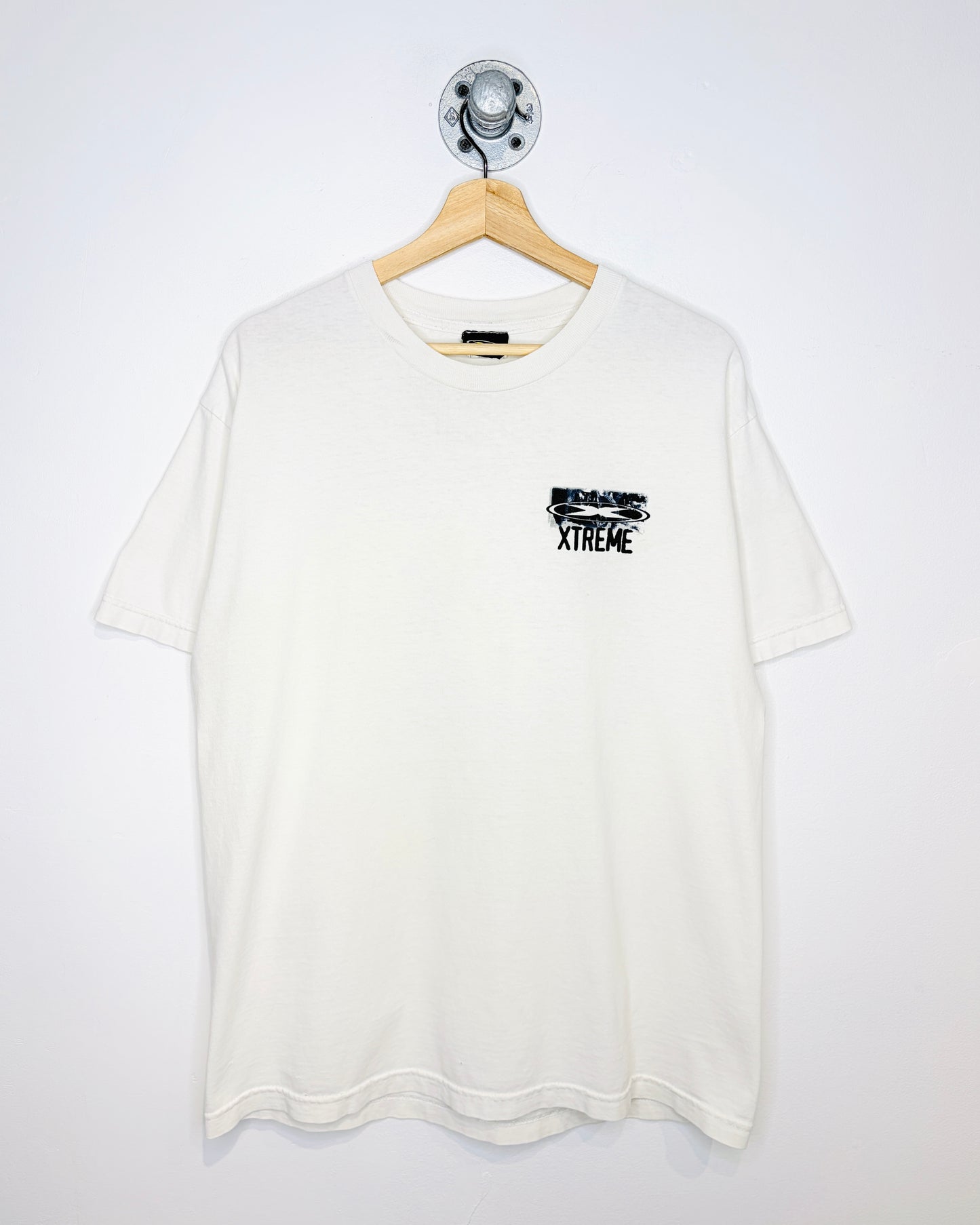Vintage 2003 Xtreme Ride For Strokes Graphic White Tee Shirt