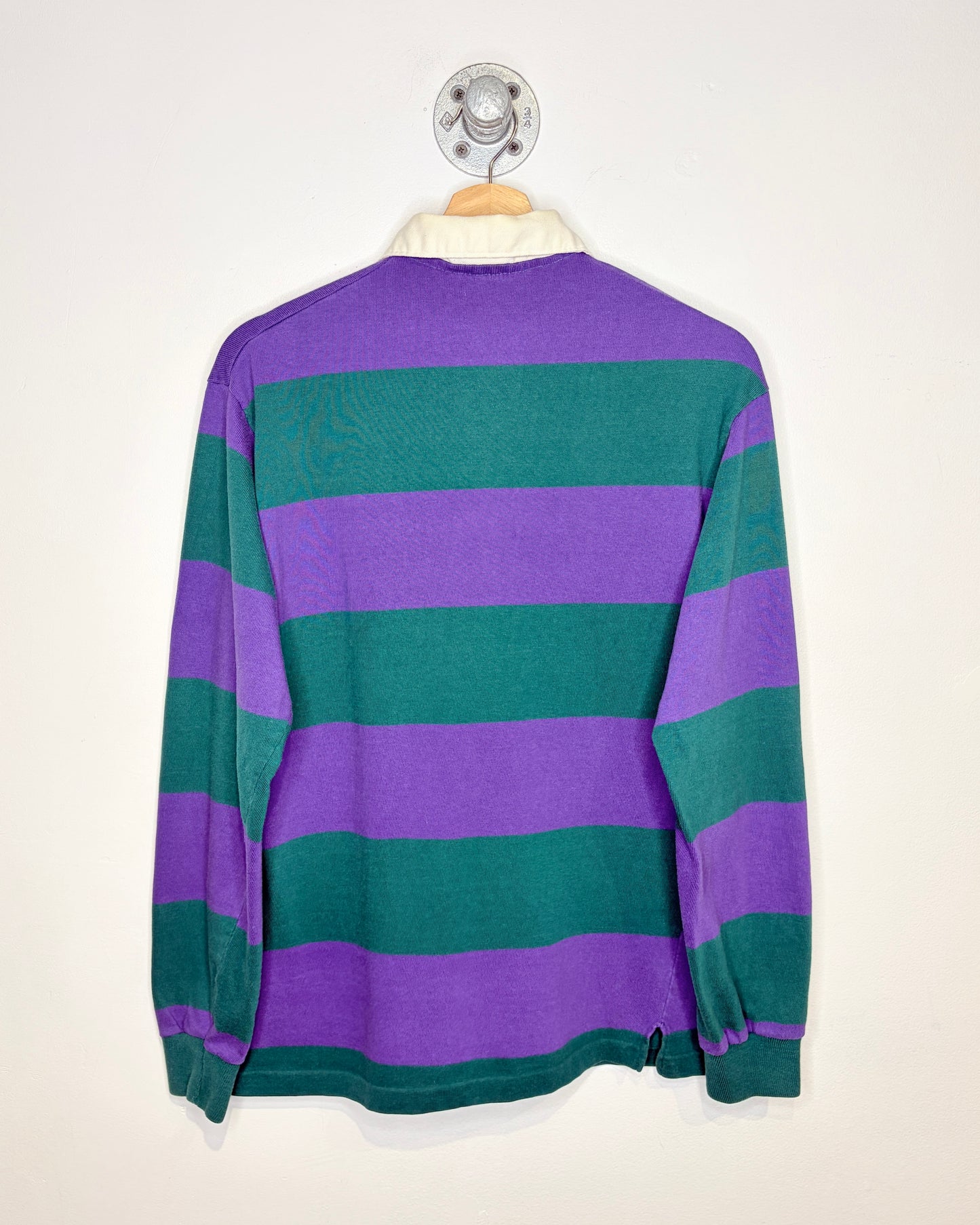 Vintage Green & Purple Rugby Shirt