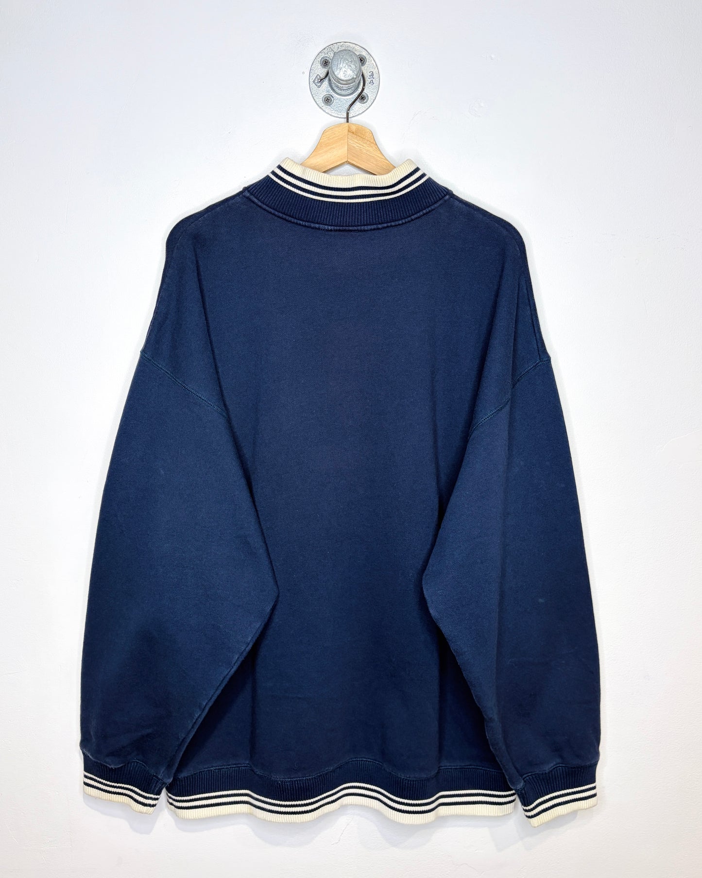Vintage 1990s Looney Tunes Navy QuarterZip Sweatshirt