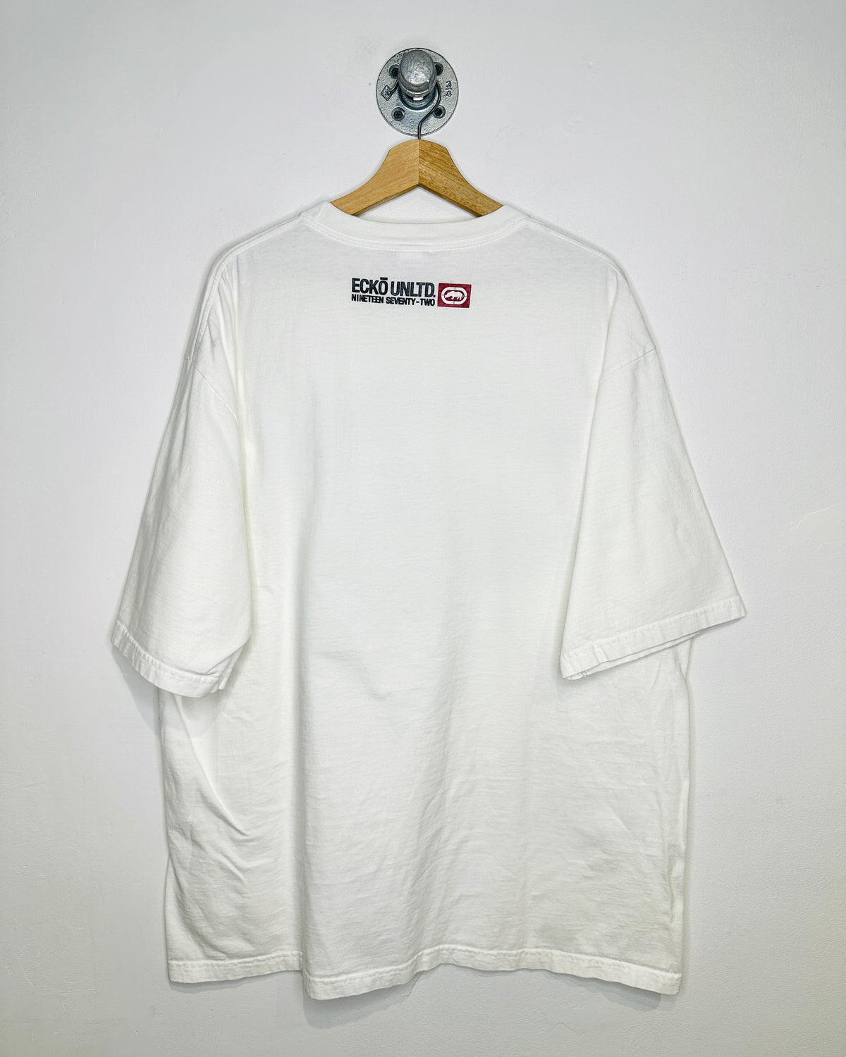Vintage Y2K Ecko UNLTD Rhyme And Reason White Tee Shirt