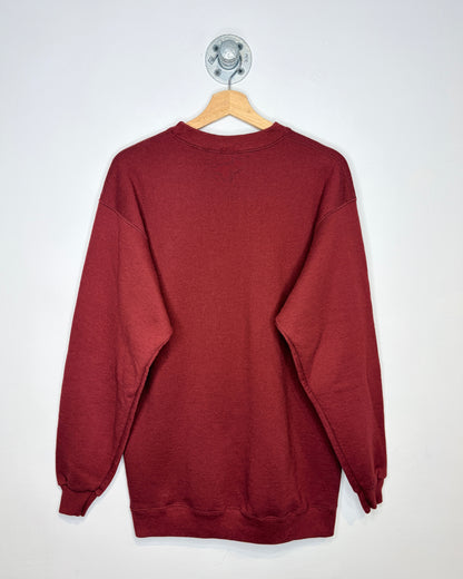 Vintage 90s Iowa State Mom Dark Red Crewneck Sweatshirt