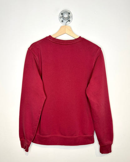 Nike Swoosh Wine Red Crewneck Sweatshirt