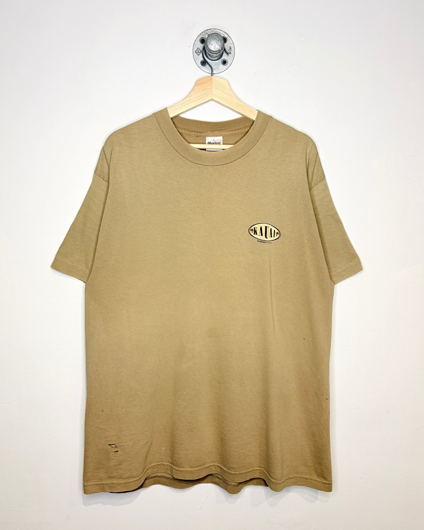 Vintage 90s Kauai Hawaii Earth Tone Tee Shirt