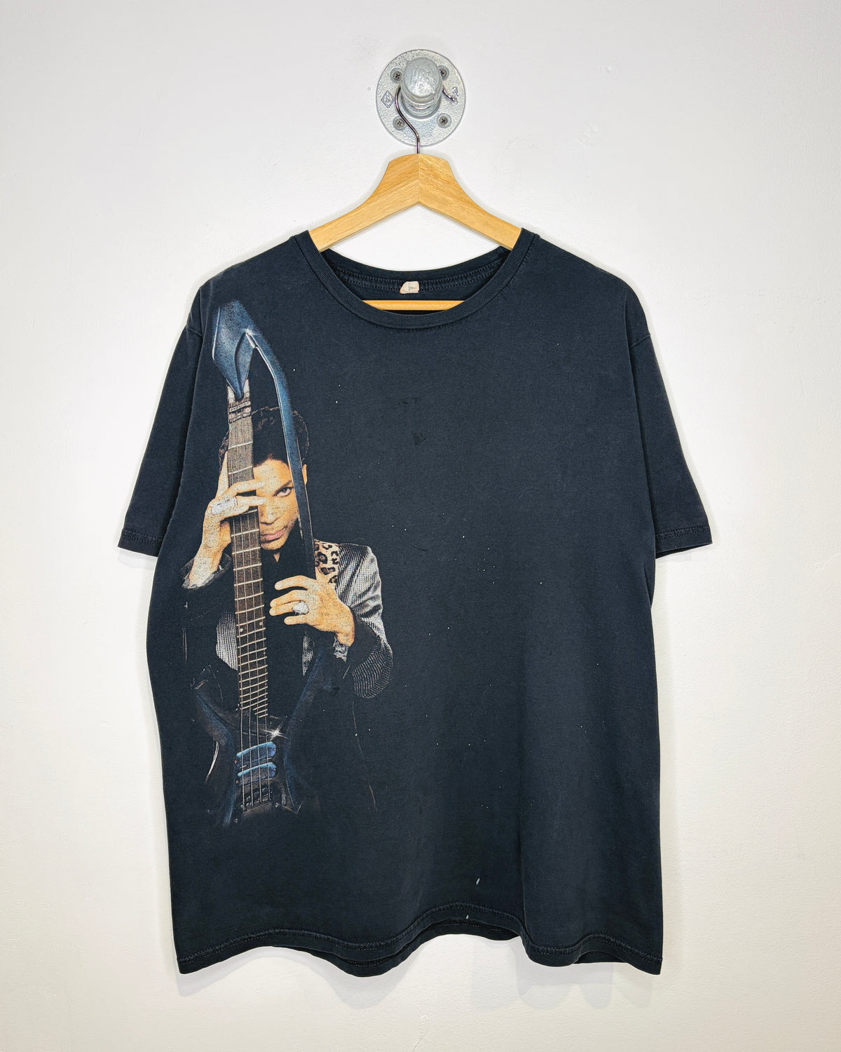2000s Prince Welcome To Canada Faded Black Tee Shirt